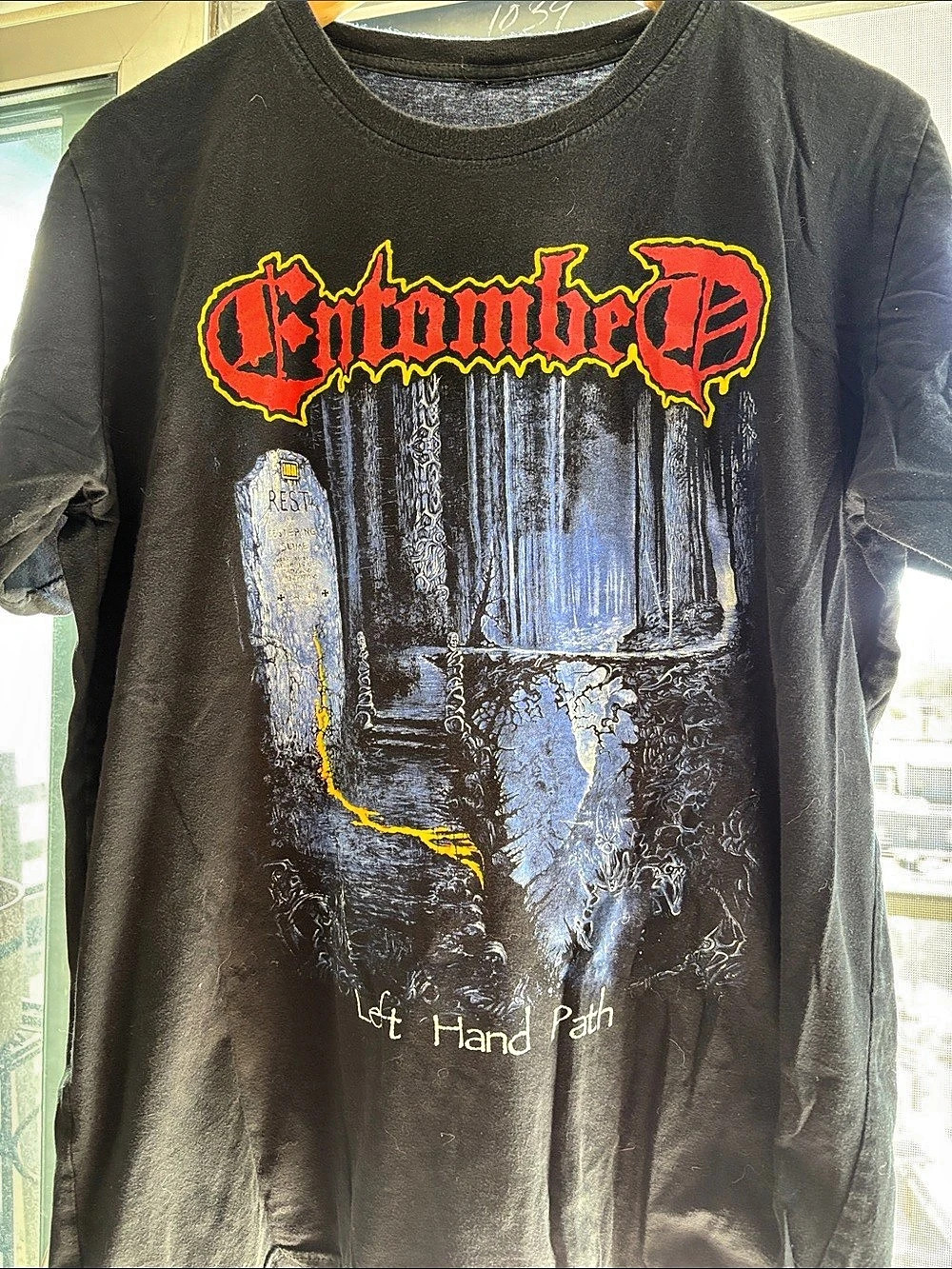Entombed Left Hand Path bootleg tour shirt men’s L